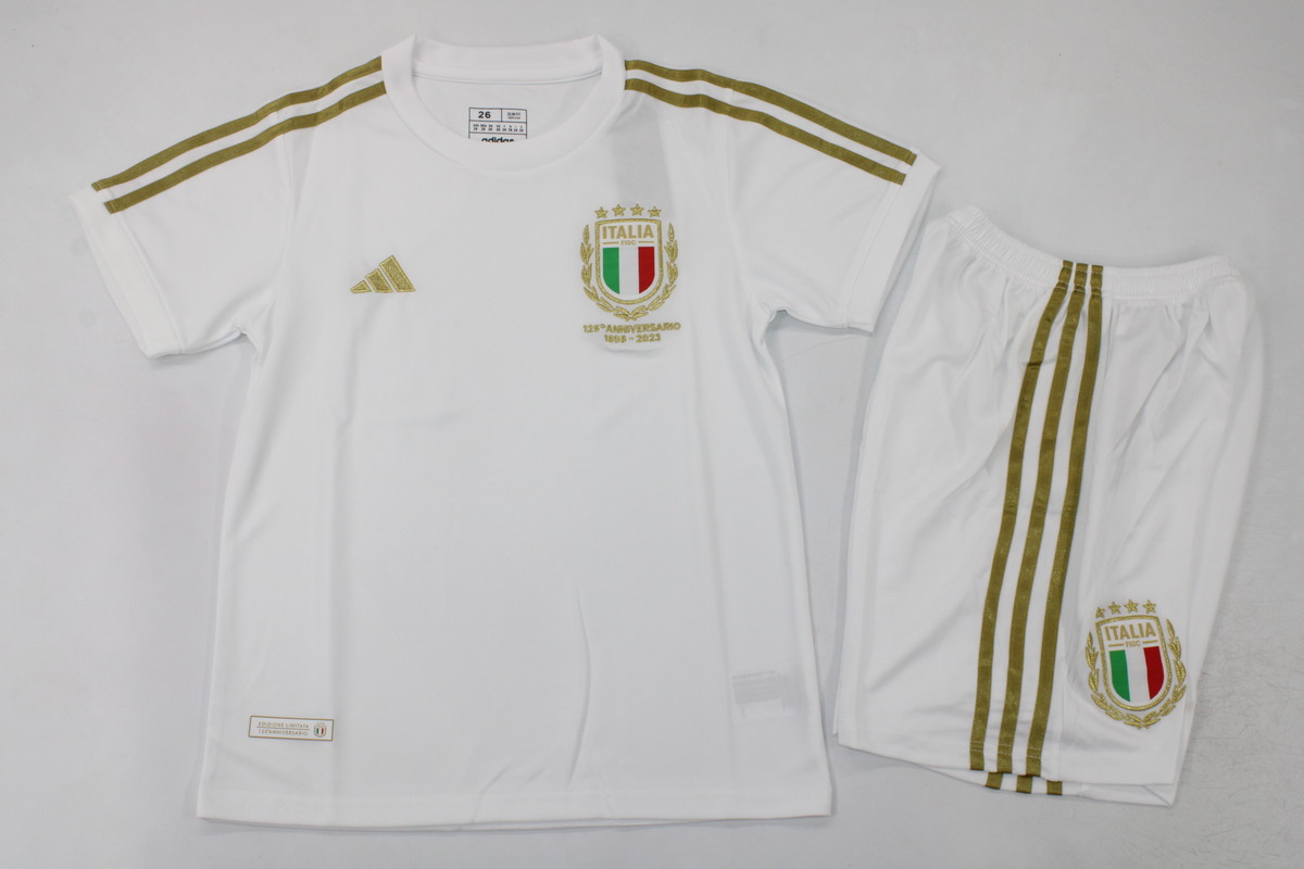 Kids-Italy 125th Anniversary Soccer Jersey